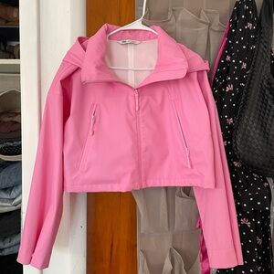 Zara Pink Rain Jacket for Women
